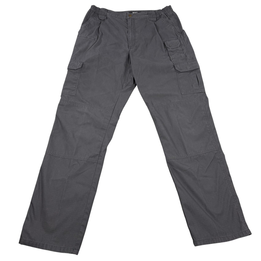 5.11 Tactical TDU Cargo Pants Mens 38x36 Grey Excellent Ripstop Workwear 74273